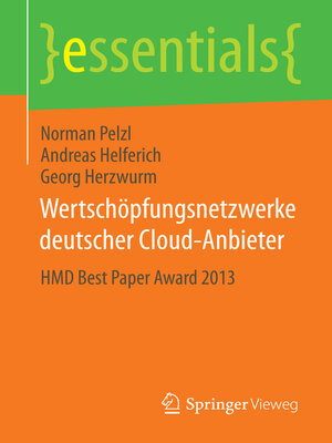 cover image of Wertschöpfungsnetzwerke deutscher Cloud-Anbieter